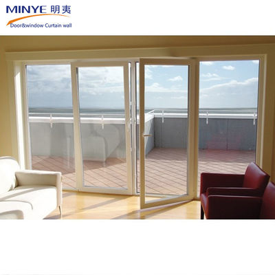 Achtertuin Design Aluminium legering Casement deur met dubbele beglazing en veiligheidskenmerken