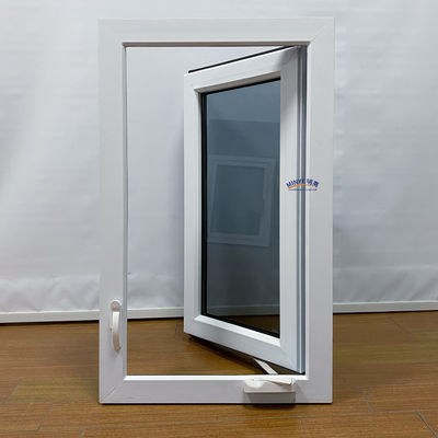 Plastic Frame Double Pane Window Upvc Casement Window voor de Amerikaanse woonmarkt
