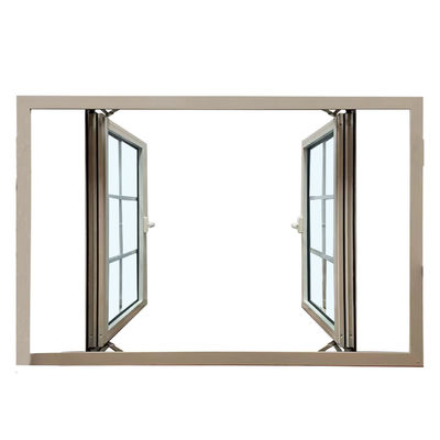 Duitsland Technoform Isolatie Strip Grid Design Aluminium Casement Windows voor commerciële