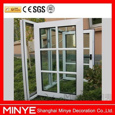 Duitsland Technoform Isolatie Strip Grid Design Aluminium Casement Windows voor commerciële