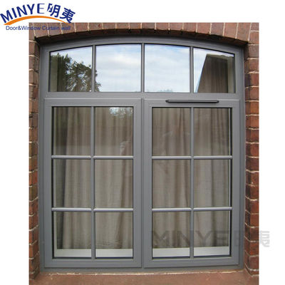 IJzeren grill venster deur ontwerpen voor modern glas aluminium casement vensters moderne stijl