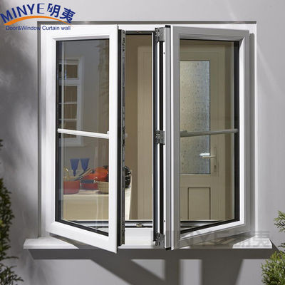 IJzeren grill venster deur ontwerpen voor modern glas aluminium casement vensters moderne stijl