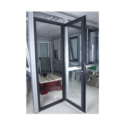 Voordeur met glazen scharnier met Chinese hardware en aluminiumlegering