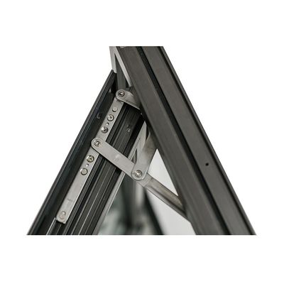 Geluidsdicht dubbele beglazing AS2047 Low-e Exterior Aluminium Storm Casement Swing Window