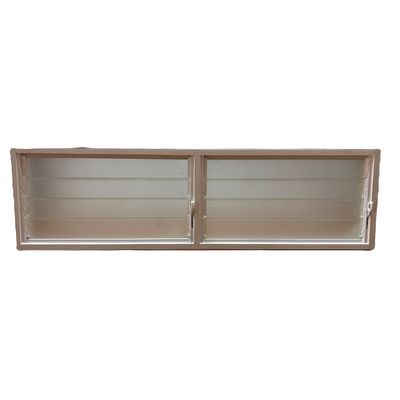 Dubbel gecoate glazen lemmen Aluminium glazen sluiter venster met een gemakkelijke bediening