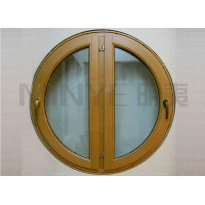 5 mm-12 mm glasspek cirkelvormig dubbel paneel schommelend rond venster Casement venster voor luchtstroom en esthetiek