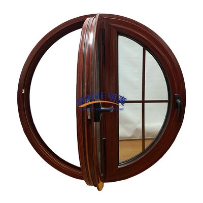 5 mm-12 mm glasspek cirkelvormig dubbel paneel schommelend rond venster Casement venster voor luchtstroom en esthetiek