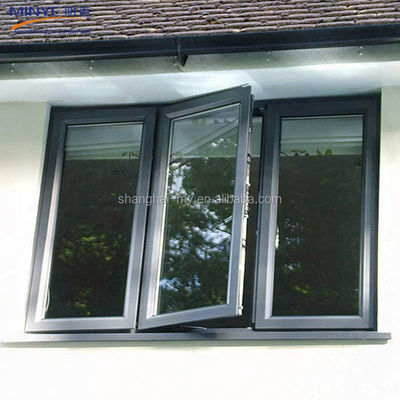 Hoog aluminium vloer tot plafond venster met nylon scherm en 3,0 mm profieldikte