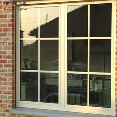 Hoogwaardig Chinees of Duits Hardware Appartement Aluminium Frame Side Hinge Windows