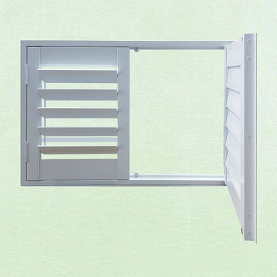 Duitsland Hardware en glasvezel scherm Verticale luiker kantelstaaf voor tuinvenster