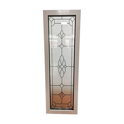 Aluminium balkonhoekvenster met horizontale opening en gehard glasframe