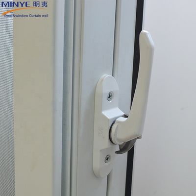 Opvc of vinyl glas glijdend orkaan impact ramen en deuren met magnetisch scherm