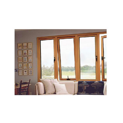 Swing Open Style Aluminium Badkamer Vensters met Top Hang Design en poedercoating verkoop