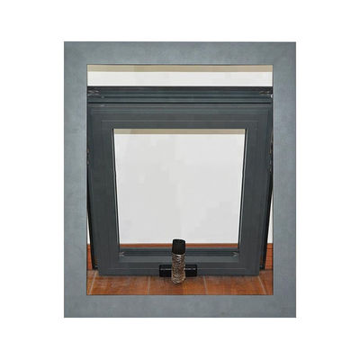 Swing Open Style Aluminium Badkamer Vensters met Top Hang Design en poedercoating verkoop