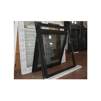 Swing Open Style Aluminium Badkamer Vensters met Top Hang Design en poedercoating verkoop
