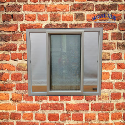 Moderne Louver UPVC schuifruimte met Low E glas dubbelkleurig en Duitse hardware