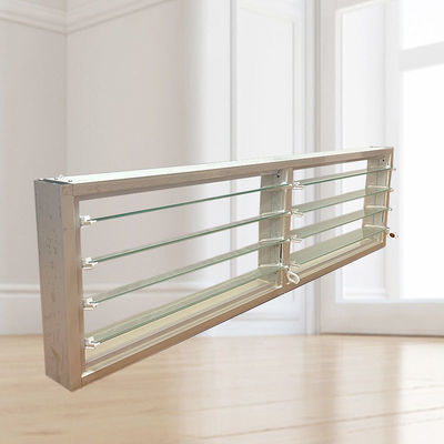 Op maat gemaakte kleuren Aluminium glas luikluis voor Europese stijl buitenbescherming