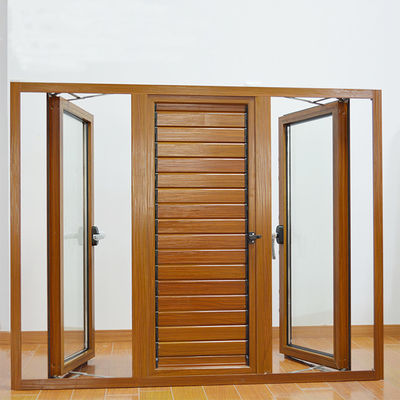 Frans Casement Windows Houten Kleur Aluminium Venster en deur voor op maat gemaakte behoeften