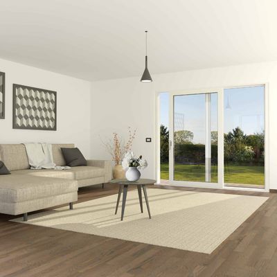 Waterdichte en winddichte PVC-glasschuifdeur voor UPVC-deur Open stijl schuifdeur