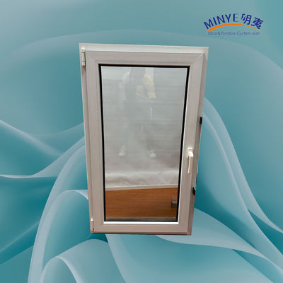 Kin Long Chinese top hardware PVC kantel- en draaivenster met dubbel gehard glas