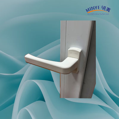 Kin Long Chinese top hardware PVC kantel- en draaivenster met dubbel gehard glas