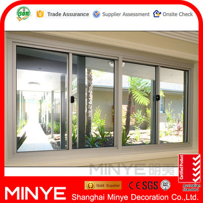 Postmoderne design stijl zonnescherm glazen ramen met 6063-T5 standaard aluminium profiel