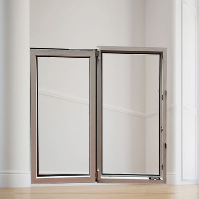 OEM Op maat gemaakte Upvc Tilt Turn Windows voor huis Glijdend Vaste profiel Pvc Window