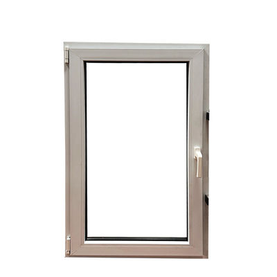 OEM Op maat gemaakte Upvc Tilt Turn Windows voor huis Glijdend Vaste profiel Pvc Window