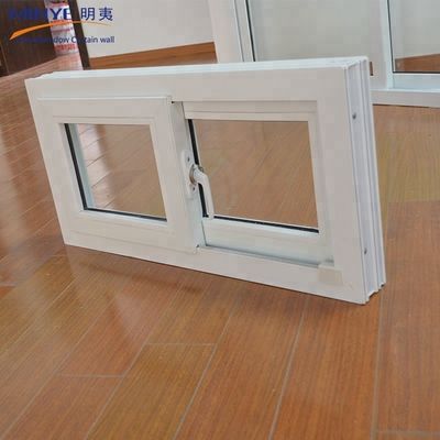 Goed afdichtend PVC-schuifvenster met dubbelgehard glas en orkaanbescherming