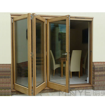 Hotels Modern Design Aluminium Kledingkast Accordion Glas Bi-vouwdeuren met opvouwbare scharnieren