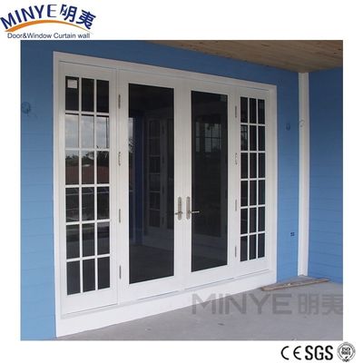 Villa's Interieur PVC Voordeuren 2,5 mm Dikte Modern Design Glasvezel Screen Net