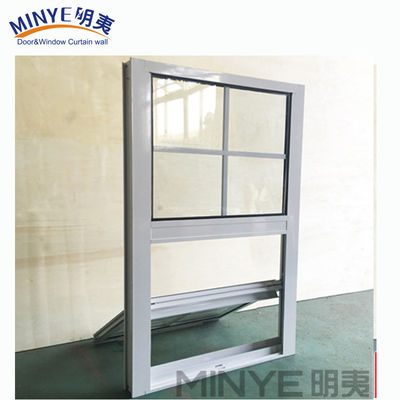 Single Hang Aluminium Window met 5mm 9A 5mm Glas Spec en 1.4mm Profieldikte