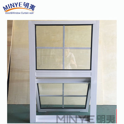 Single Hang Aluminium Window met 5mm 9A 5mm Glas Spec en 1.4mm Profieldikte
