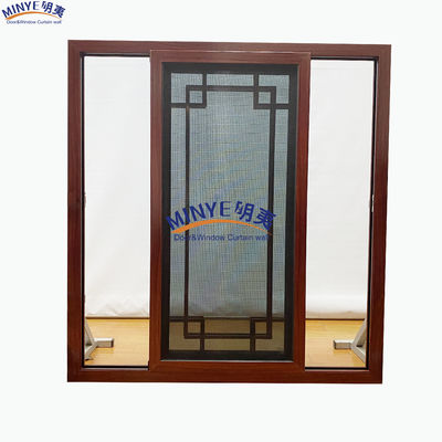 Geluidsdicht PVC-schuifvenster met modern ontwerp en glasvezel-schermnetten