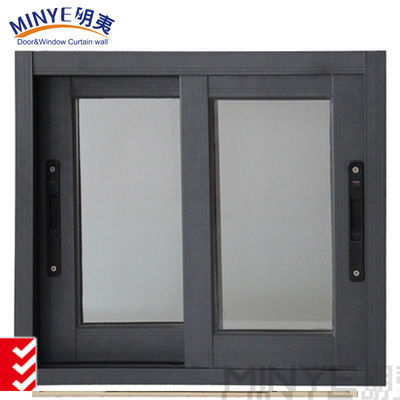 Aluminium legering balkon schuifvenster met aangepast kleurprofiel