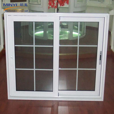 Aluminium legering balkon schuifvenster met aangepast kleurprofiel