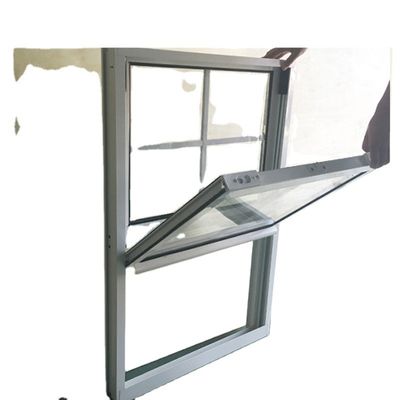 Aluminium legering Double Hang Windows voor badkamer Verticaal open Patroon Amerika stijl