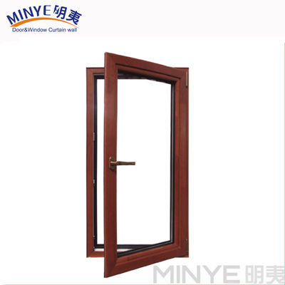 Anodisatie of poedercoating Afwerking Aluminium legering Casement Swing Windows op betaalbare prijs