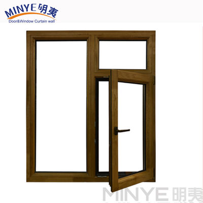Anodisatie of poedercoating Afwerking Aluminium legering Casement Swing Windows op betaalbare prijs