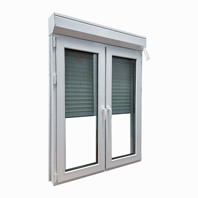 Op maat gemaakt glijdend pvc-raam met vast profiel met warmte-isolatiefunctie en sluiter