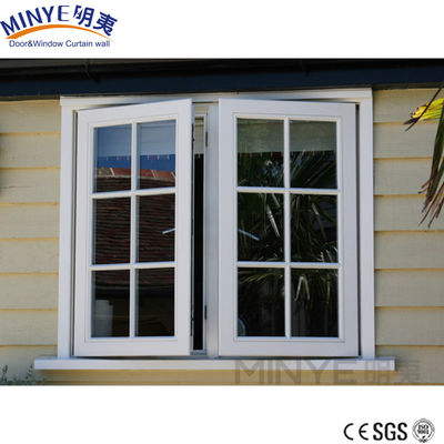 Moderne design stijl aluminium ruiten met vliegscherm en rollend luik