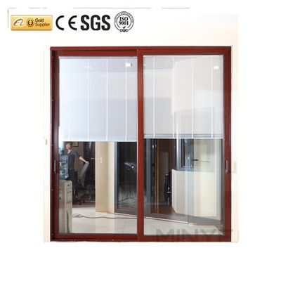 2.0 mm Profieldikte Moderne aluminium glazen schuifvensters en deuren voor interieur
