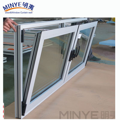 Shanghai Aluminium Double Hang Windows met verticaal openingspatroon en OEM welkom