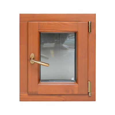 Verticaal open villa Aluminium keten winder Hoog gehangen venster met en hout onthullen