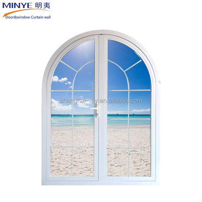 Arch Top Design Winddicht Casement Deur met poeder gecoate afwerking in rustieke stijl