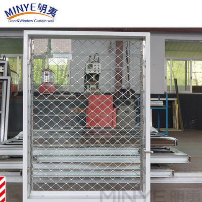 Aluminium schuifvenster met aanpasbaar inbrekingsmeas en horizontaal openingspatroon