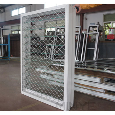 Aluminium schuifvenster met aanpasbaar inbrekingsmeas en horizontaal openingspatroon