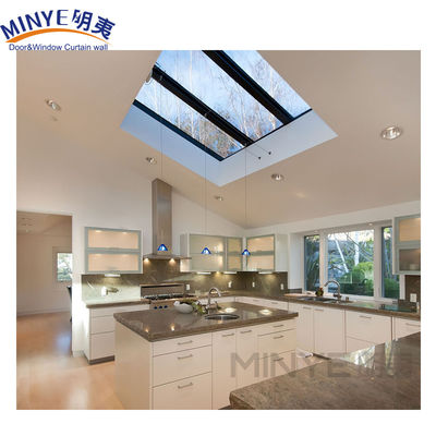 Chinese top waterdicht Franse stijl aluminium dak raam met elektrische velux dakraam