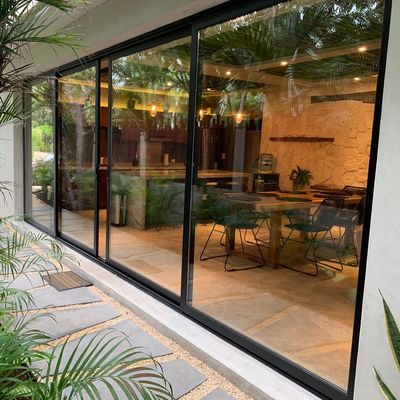 Hedendaagse en functionele glazen aluminium deuren voor huizen