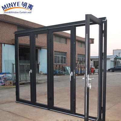 Geluidsgeïsoleerde Lowes Entry Moderne schuifglas interieur vouwdeur voor boerderijen